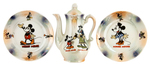 MICKEY MOUSE BOXED BAVARIAN CHINA CHILD'S TEA SET.