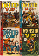 TWO-FISTED TALES LOT OF FIVE ISSUES.