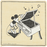 EARLY "MICKEY MOUSE" HANDKERCHIEF BOOK.