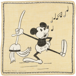 EARLY "MICKEY MOUSE" HANDKERCHIEF BOOK.