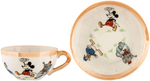 MICKEY MOUSE, DONALD DUCK & ELMER ELEPHANT JAPANESE CHINA TEA SET.