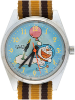 DORAEMON WITH BALLOON RARE Q&Q JAPANESE WATCH.