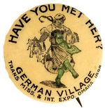 "GERMAN VILLAGE" VAUDEVILLE PROMO AT 1898 TRANS- MISSISSIPPI EXPO