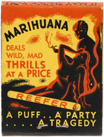 "MARIHUANA - ASSASSIN OF YOUTH" ANTI-MARIJUANA MATCHPACK.