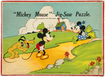 "MICKEY MOUSE" LARGE BOXED JIGSAW PUZZLE.