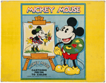 "MICKEY MOUSE CARTOONS FOR YOU TO COLOR" BOXED PAINT SET.