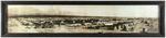 TEXAS MEXICO BORDER PANCHO VILLA CAMPAIGN - CAMP STEWART FRAMED PANORAMIC PHOTO.