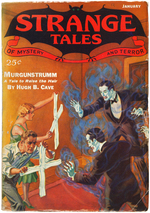 "STRANGE TALES" HORROR PULP VOL. 3 #1.