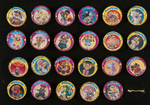 "GARBAGE PAIL KIDS FASHION RINGS" TOPPS STORE DISPLAY BOX WITH COMPLETE CONTENTS.