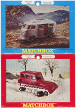 "'MATCHBOX' PERMANENT JIGSAW PUZZLE" STORE DISPLAY.