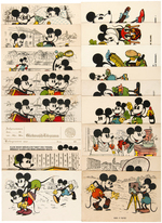 MICKEY MOUSE GERMAN POSTCARD LOT.