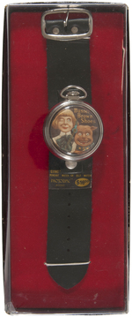 "BUSTER BROWN SHOES" BOXED COMBINATION WATCH/POCKET WATCH.