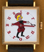 "BUSTER BROWN" BOXED FASHION WATCH.