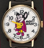 "MIGHTY MOUSE" BOXED BRADLEY FASHION WATCH.