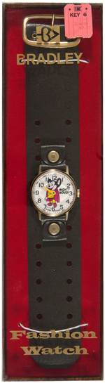 "MIGHTY MOUSE" BOXED BRADLEY FASHION WATCH.