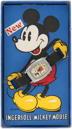 "NEW INGERSOLL MICKEY MOUSE WRIST WATCH" BOXED 1938 MODEL.