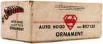 RARE SUPERMAN HOOD/BICYCLE ORNAMENT WITH BOX.