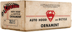 RARE SUPERMAN HOOD/BICYCLE ORNAMENT WITH BOX.