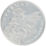 "SUPERMAN THE MAN OF STEEL" HIGHLAND MINT MEDALLION TRIO.