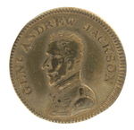 "GENL. ANDREW JACKSON" 1824 CAMPAIGN TOKEN.