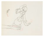 DONALD DUCK PENCIL DRAWING FROM MOOSE HUNTERS.