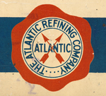 ATLANTIC REFINING COMPANY "CAPITOL MOTOR OIL" TWO GALLON TIN.