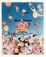 HANNA-BARBERA SIGNED "HANNA-BARBERA'S 50th" PHOTO.