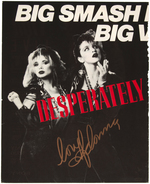 MADONNA SIGNED "BILLBOARD" PAGE FEATURING AD FOR "DESPERATELY SEEKING SUSAN."