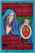 BILL GRAHAM CONCERT POSTER BG-99 FEATURING THE DOORS.