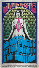 "MONTEREY INTERNATIONAL POP FESTIVAL" CONCERT POSTER