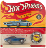 "HOT WHEELS MASERATI MISTRAL" ON CARD.