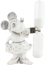 MINNIE MOUSE GERMAN CHINA FIGURAL EGG TIMER.