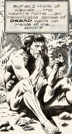 "TARZAN: THE BECKONING" #3 COMIC PAGE ORIGINAL ART & PRINT BY THOMAS YEATES.