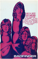 BADFINGER CONCERT POSTER & HANDBILL.