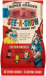 MARVEL "SUPER HEROES SEE-A-SHOW STEREO VIEWER SET."