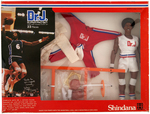 "DR. J. SUPER PRO SET" ACTION FIGURE BOXED.