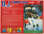 "O. J. SIMPSON 'THE JUICE' SUPER PRO SET" ACTION FIGURE BOXED.
