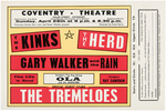 THE KINKS CONCERT HANDBILL PAIR.