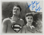 "ADVENTURES OF SUPERMAN" SIGNED PHOTO TRIO.