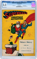 "SUPERMAN CHRISTMAS ADVENTURE" #1 1940 CGC 3.5 VG-.