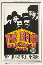 BILL GRAHAM CONCERT POSTER BG-169 FEATURING THE BAND.