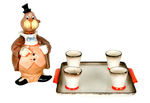 THE WALRUS FROM ALICE IN WONDERLAND RARE GOEBEL DECANTER SET.