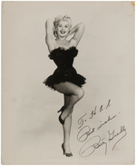 BETTY GRABLE SIGNED PHOTO.