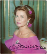 GRACE KELLY SIGNED PHOTO.