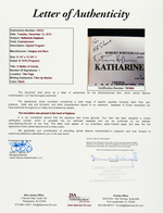 KATHARINE HEPBURN SIGNED PROGRAM & LETTER.