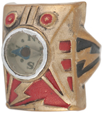 CAPTAIN MARVEL ROCKET RAIDER COMPASS RING.