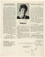 EARLY CAMPAIGN NEWSLETTERS "NEWS ABOUT SENATOR JOHN F. KENNEDY" AND MORE.