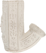 HENRY CLAY MOLDED CLAY PIPE BOWL.