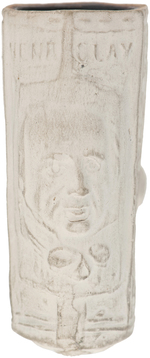 HENRY CLAY MOLDED CLAY PIPE BOWL.