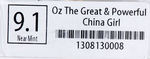 "DISNEY SODA FOUNTAIN - OZ THE GREAT & POWERFUL - CHINA GIRL" PINPICS 9.1 NM.